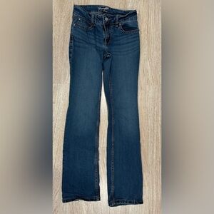 Wrangler Blue Flare Wide Leg Jeans